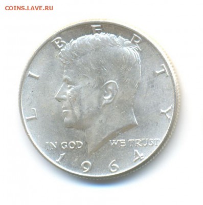 2 доллара 1964. AU . до 3.02 22:00 - 1