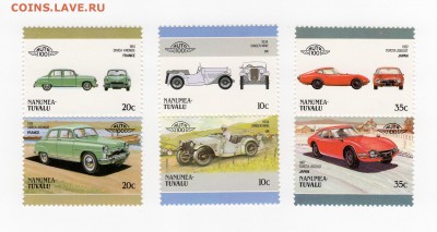 Транспорт Тувалу Нанумага 1984  Автомобили 6м MNH - Тувалу Нанумага 1984 Автомобили 6м MNH