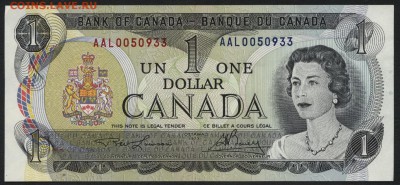 Канада 1 $ 1973 г. UNC-. до 22-00 мск 04.02.16 г. - Канада 1 1973 аверс