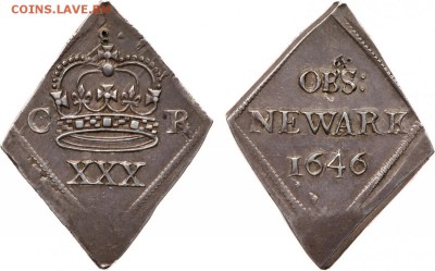 Опознание,оценка. newark 1646 - !000монетка 000.1 ааа. 0 м1.а3.5