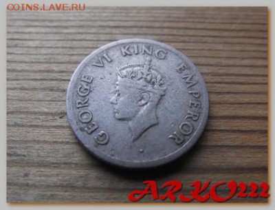 4 рупии 1947 До 05.02.15 в 22:00 МСК - DSCF9120