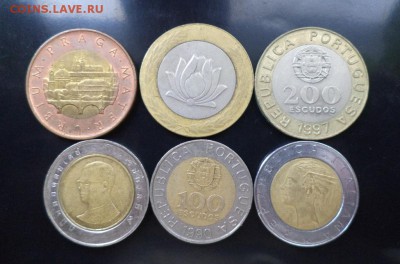 6 КРУПНЫХ иностранных Биметаллических монет .6.02.2016г - DSC02893.JPG