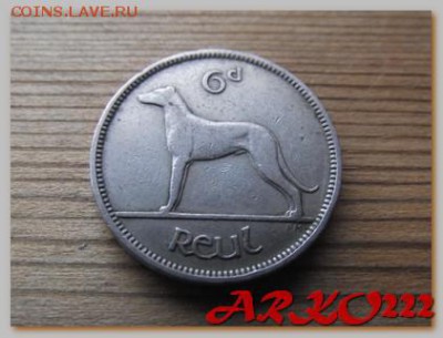 Ирландия 6 пенсов 1945 До 05.02.15 в 22:00 МСК - DSCF9070