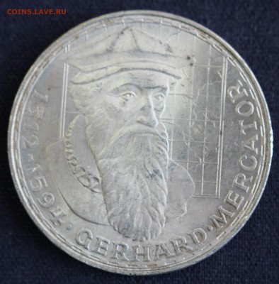 С 1 руб. ГЕРМАНИЯ 5 марк 1969г. Герхард Меркатор до 9.02 - IMG_9973.JPG