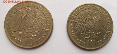 ПОЛЬША 10zł 1964 Казимир III Великий два разновида - FullSizeRender (12)