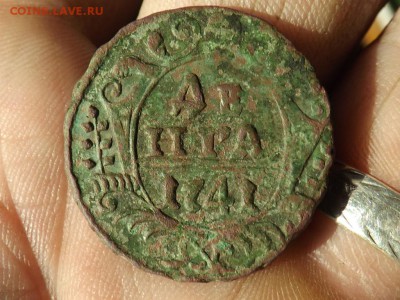 Деньга 1741 года.R.не чищена.до 06.02.16 года. - DSCF6510[1]