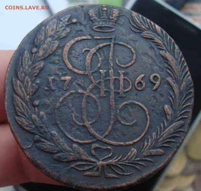 5 копеек1769г орел 1763г.До 6.02 в 22.00 мск - 12