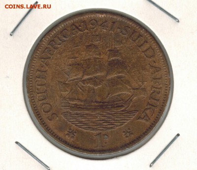 Южная африка 1 пенни 1941 до 08.02.16   22-0 - 1%25206