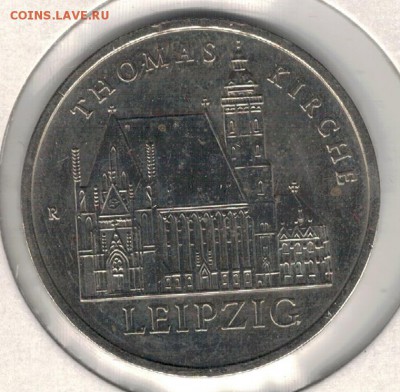ГДР 5 МАРОК 1984 ЦЕРКОВЬ СВ.ФОМЫ 11.02.16 В 22.00МСК (Б583) - 4-гдр5м84