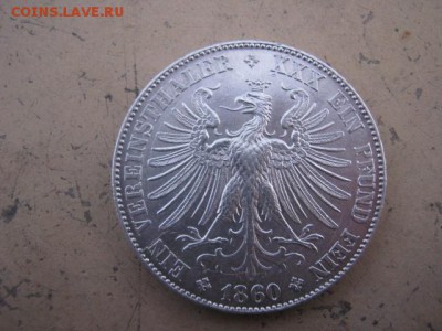 Франкфурт 1 талер 1860 и Ганновер 1 талер 1864 - IMG_0580.JPG