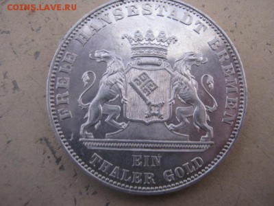 Бремен 1 талер 1865,1863 - IMG_0573.JPG