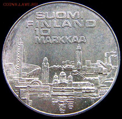 Финляндия_10 марок 1971. Крупное серебро; до 06.02_22.00мск - 10842