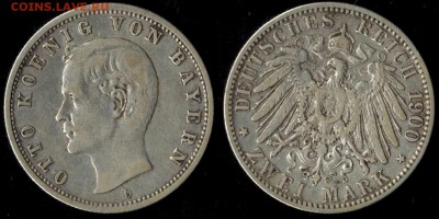 2 марки 1900 Бавария до 11.02.16г 22.00 МСК - 1900