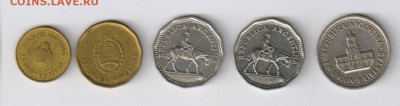 АРГЕНТИНА - 5 монет до 11.02.2016г 21-00 - АРГЕНТИНА - 5 шт01