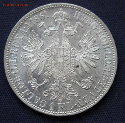 С руб. АВСТРИЙСКАЯ ИМПЕРИЯ 1 флорин 1861г. В БЛЕСКЕ до 12.02 - IMG_9086.JPG