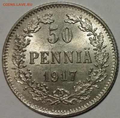50 пенни 1916, 1917 UNC - 3