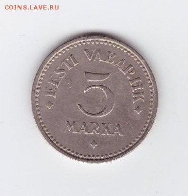 Довоенная  Эстония, 5 марок, до 11.02.16г. 22-00 мск. - Scan_20160206_192539