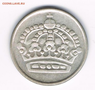 25 эре Швеция 1953,54,55,56,57,58 до 12.02 - 25-1953б