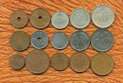 подборка ранней Финляндии 15 монет до 11.02.16. 22-00 мск - img301