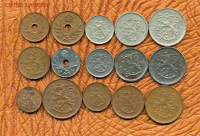 подборка ранней Финляндии 15 монет до 11.02.16. 22-00 мск - img304