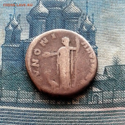 Ag, Фаустина I,  141г, рев. Юнона правительница до 12.02 - 20160121_123533