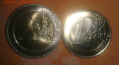 1 и 2 евро Мальта. Красивые. До 22-00 12.02.16 - Реверс мальта