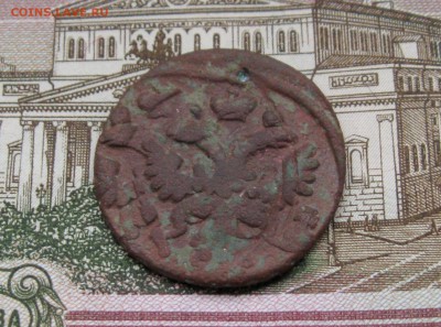 Деньга 1737г. Брак-"Орёл трёхголвый" - IMG_8082.JPG