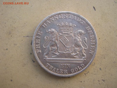 Бремен 1 талер 1865,1863 - IMG_0601.JPG