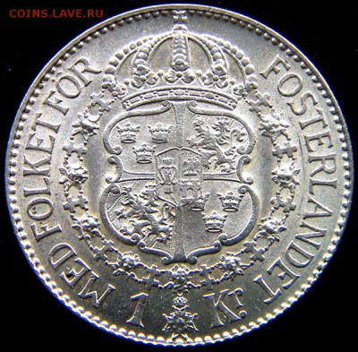 Отличная серебряная шведская крона 1936; до 08.02_22.00мск - 11021