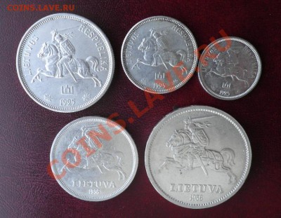 Серебро 1925-36 г.г. Литва. - Lith.4Ag1925-36.Rv