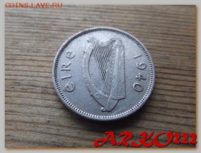 Ирландия 6 пенсов 1940  До 10.02.15 в 22:00 МСК - DSCF9336