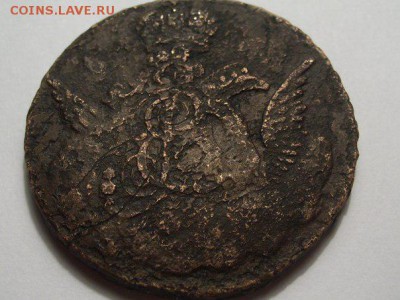 Облачная копейка 1755г. потрепанная. Оценка. - ZxTzsbncfGE