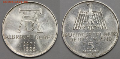 5 марок 1971 (D) ФРГ Альбрехт Дюрер до 12.02 - IMG_6720.JPG