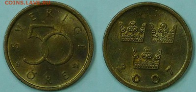 Швеция, 50 эре, 5 шт., по 3 р., до 11.02.2016г. 22-00 - 50-2007.JPG