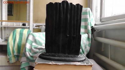Спичечница «Наклейщик объявлений с собачкой и бочонком». - S1560089.JPG