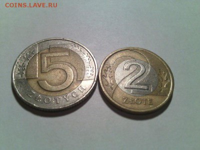 5 и 2 польских злот с Рубля до 12.02 - злоты2