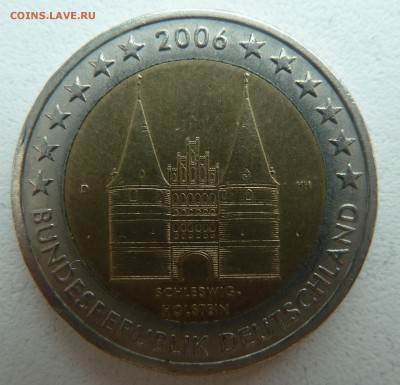 2 евро Германия 2006 (D) Шлезвиг-Гольштайн до 15.02.16 22:00 - P1250577.JPG