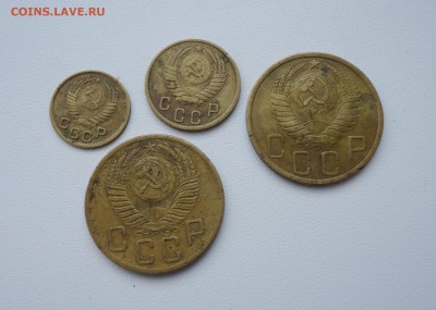 1,2,3,5 коп 1950-56г, 7шт, до 14.02.16 22-00мск - 1 50 2.JPG