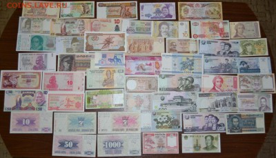 К-т 50 банкнот.Все разные!UNC БЛИЦ до22-00 мск 14.02.16 г. - К-т 50 банкнот1