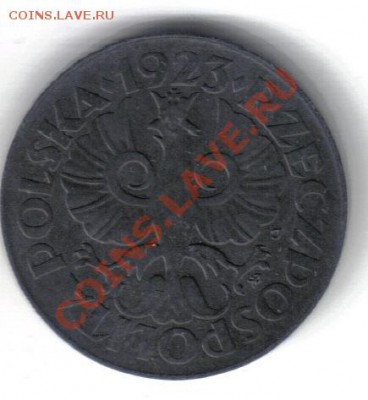 Польша 10 грош 1923, цинк до 13.10 21.00мск - Польша 10 грош 1923-2