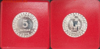 Индонезия 5 рупий 1979 ФАО UNC - 100_4586