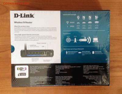 Wi-fi роутер D-Link новый не вскрывался из упаковки - image