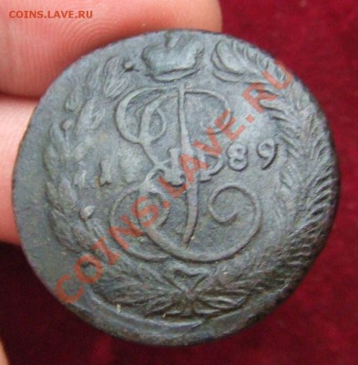 2 КОПЕЙКИ 1789ем-ДО 15 ОКТ. 21-00 МСК - 2 коп 1789-1