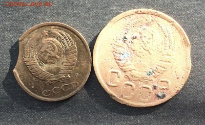 2 копейки 1991 выкус,3 копейки 1943 двойной выкус оценка - IMG_0311.JPG