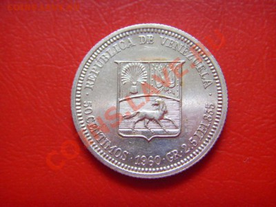 Венесуэла 50 сантимов 1960 серебро до 14.10 в 21.00 М - LPIC8969.JPG