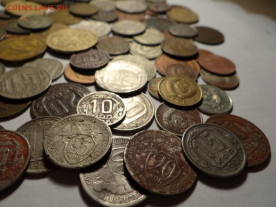 80 монет 1924-1957 год..есть нечастые года 5 коп-1935 года - DSC03047.JPG