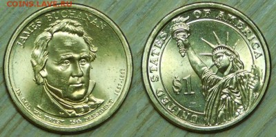 США, 1$, J Buchanan-2010, "D", до 16.02.2016г. 22-00 мск - 2010 J Buchanan.JPG