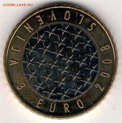 СЛОВЕНИЯ 3€ 2008 ПРЕЗИДЕНТСТВО ДО 18.02.16 В 22.00МСК (Б668) - 4-с2008а