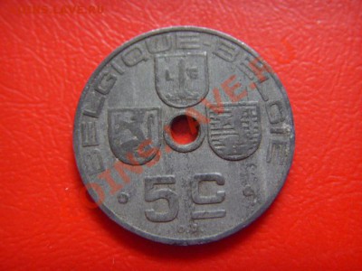 Бельгия  5 сантимов 1941 .цинк.  до 14.10 в 21.00 М - LPIC9051.JPG