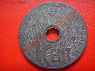 Индокитай Франц. 1 цент 1941 цинк до 14.10 в 21.00 М - LPIC9060.JPG